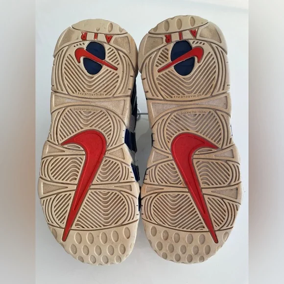 Nike Air Umtempo ‘96White&Royal Navy Blue Shoes Youth Size 6 - Picture 7 of 7